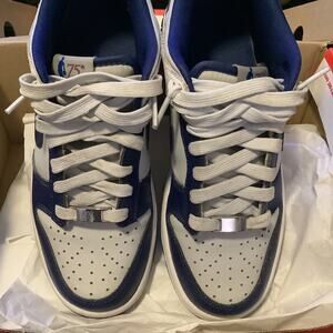 Nike NBA x Dunk Low EMB GS 75th Anniversary Nets Size Men/Youth 5.5 or WMNS 7